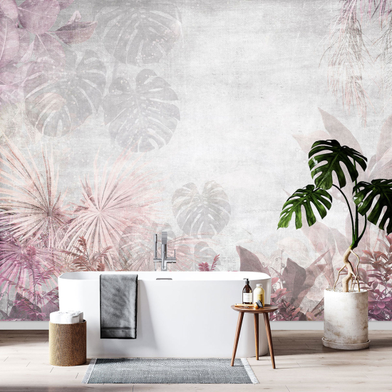 Papel pintado panorámico - Plantas tropicales