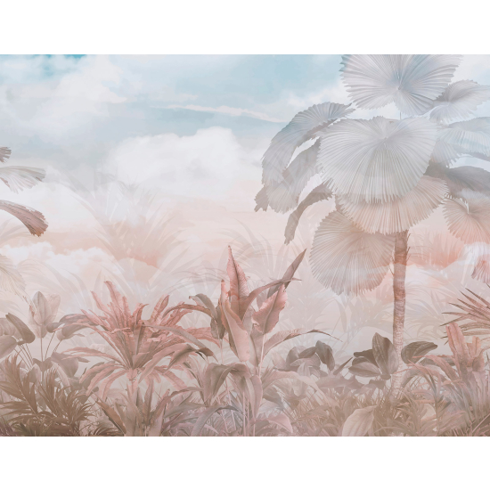 Papel pintado panorámico - Plantas Tropicales