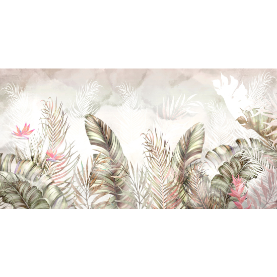 Papel pintado panorámico - Plantas Tropicales