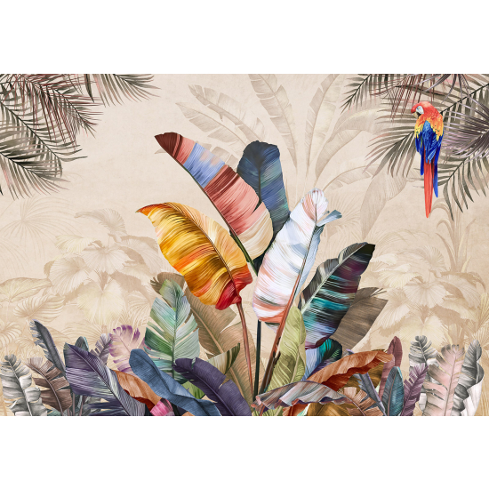 Papel pintado panorámico - Plantas tropicales