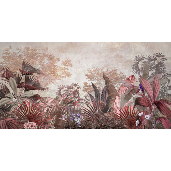 Papel pintado panorámico - Plantas tropicales