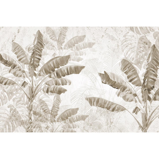 Papel pintado panorámico - Plantas tropicales