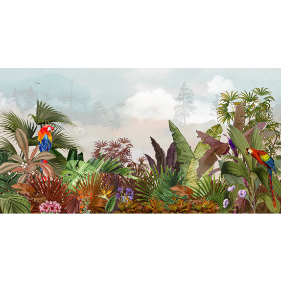 Papel pintado panorámico - Plantas tropicales