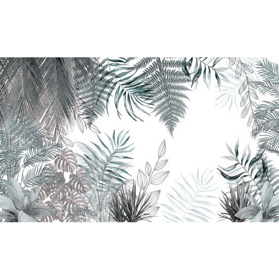 Papel pintado panorámico - Plantas Tropicales