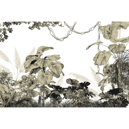 Papel pintado panorámico - Plantas Tropicales