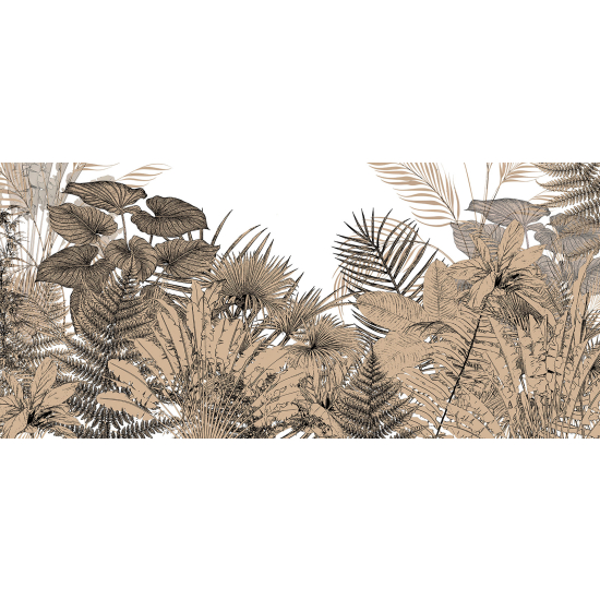 Papel pintado panorámico - Plantas Tropicales