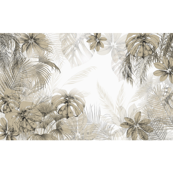 Papel pintado panorámico - Plantas Tropicales