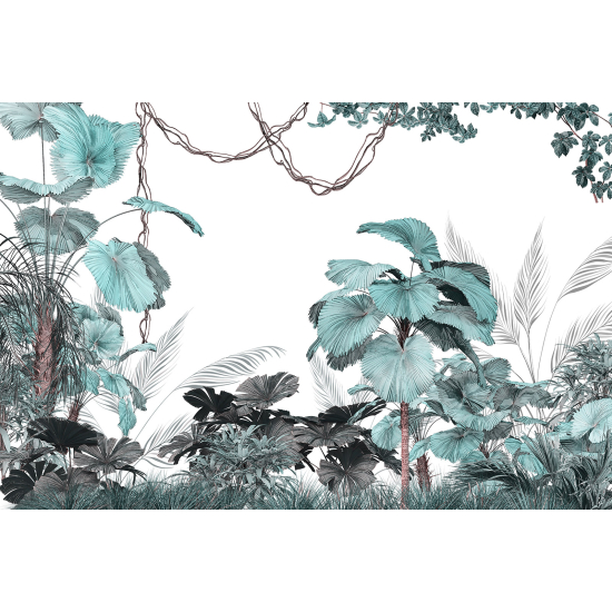 Papel pintado panorámico - Plantas Tropicales