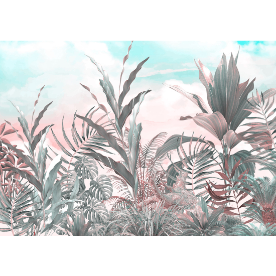 Papel pintado panorámico - Plantas Tropicales