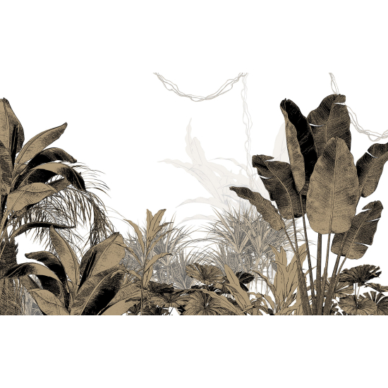 Papel pintado panorámico - Plantas Tropicales