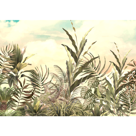 Papel pintado panorámico - Plantas Tropicales