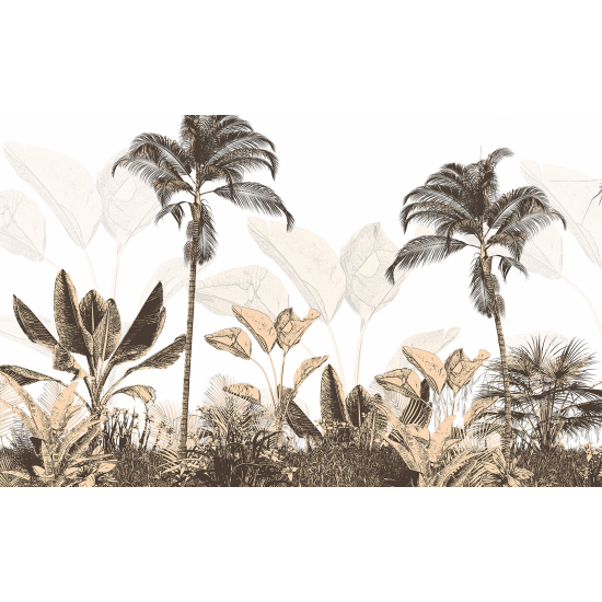 Papel pintado panorámico - Plantas Tropicales