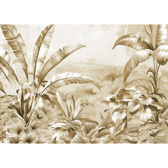 Papel pintado panorámico - Plantas Tropicales