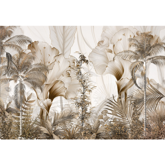 Papel pintado panorámico - Plantas Tropicales