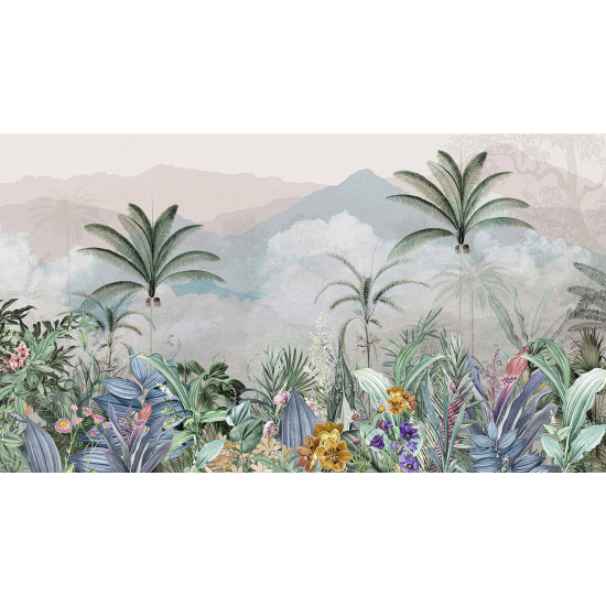 Papel pintado panorámico - Plantas Tropicales