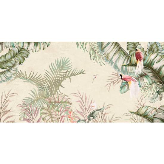 Papel pintado panorámico - Plantas Tropicales