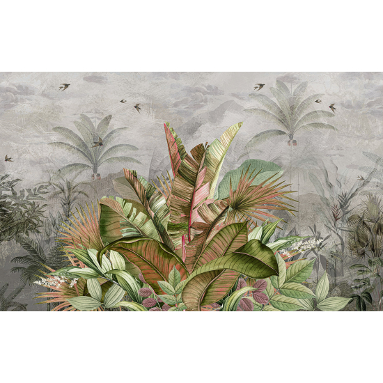 Papel pintado panorámico - Plantas Tropicales
