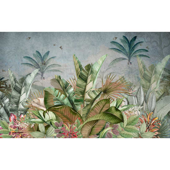 Papel pintado panorámico - Plantas Tropicales