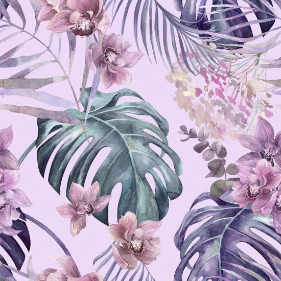 Papel pintado panorámico - Plantas tropicales