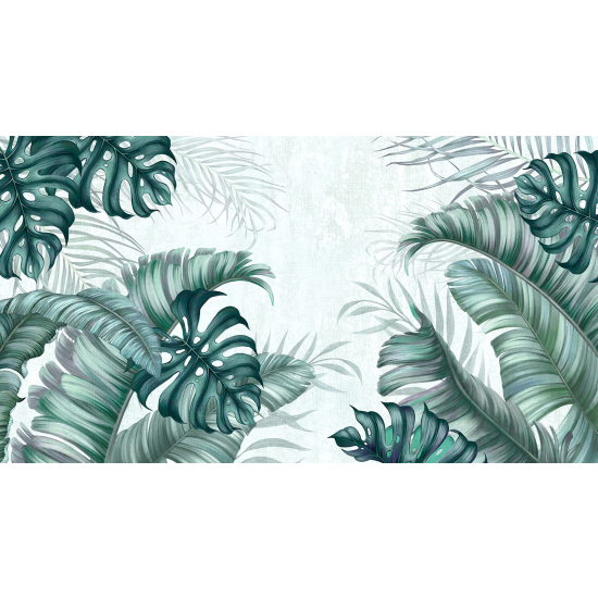 Papel pintado panorámico - Plantas tropicales