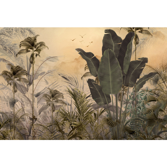 Papel pintado panorámico - Plantas tropicales
