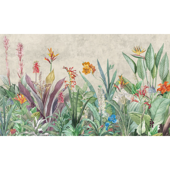 Papel pintado panorámico - Plantas tropicales