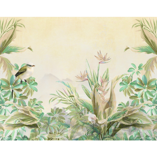 Papel pintado panorámico - Plantas tropicales