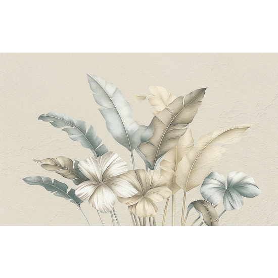 Papel pintado panorámico - Plantas tropicales