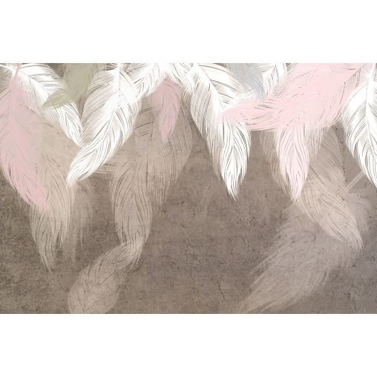 Papel pintado panorámico - Plumas