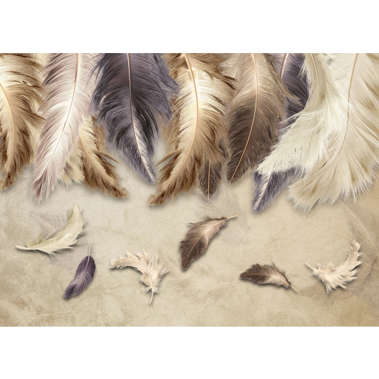 Papel pintado panorámico - Plumas