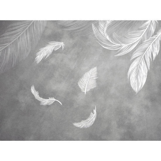 Papel pintado panorámico - Plumas