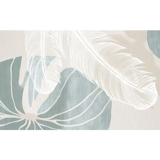 Papel pintado panorámico - Plumas