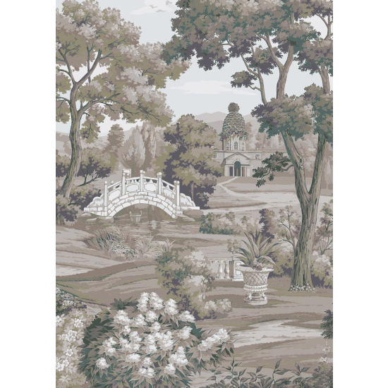 Papel pintado panorámico - Pueblo