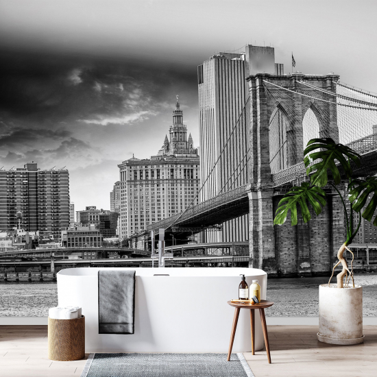 Papel pintado panorámico - Puente de Brooklyn