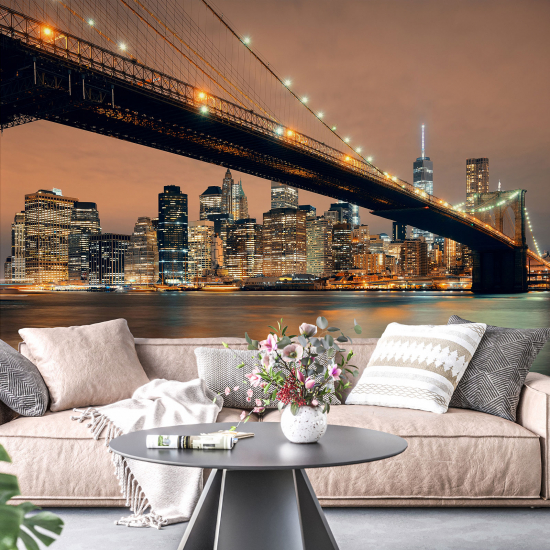 Papel pintado panorámico - Puente de Nueva York