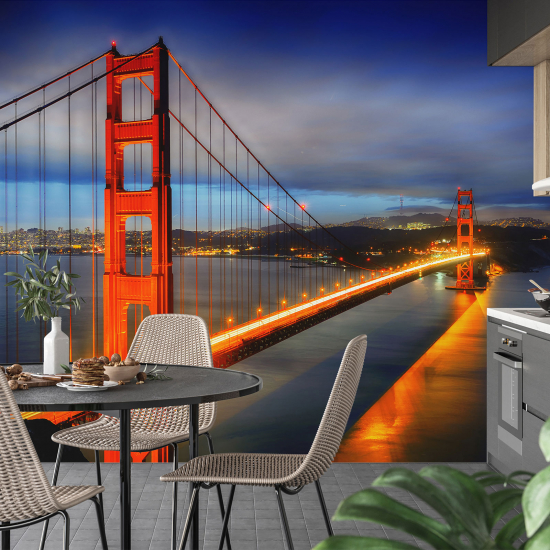 Papel pintado panorámico - Puente Golden Gate