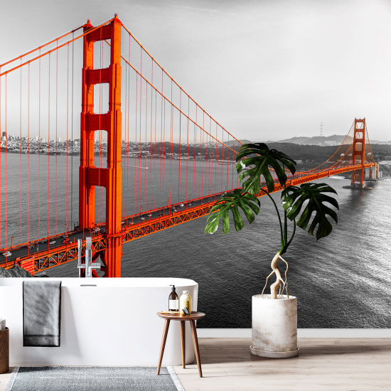 Papel pintado panorámico - Puente Golden Gate