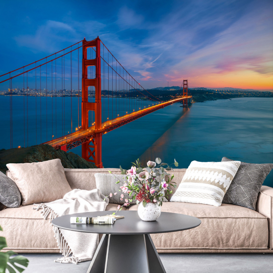Papel pintado panorámico - Puente Golden Gate