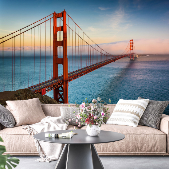 Papel pintado panorámico - Puente Golden Gate