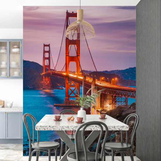 Papel pintado panorámico - Puente Golden Gate