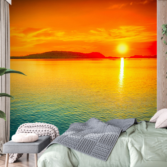 Papel pintado panorámico - Puesta de sol