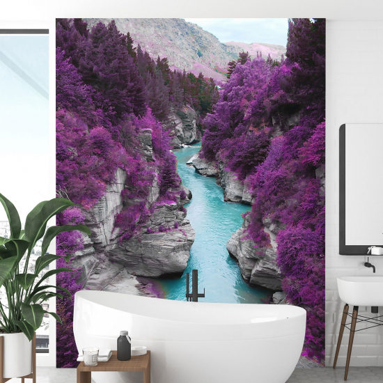 Papel pintado panorámico - Río