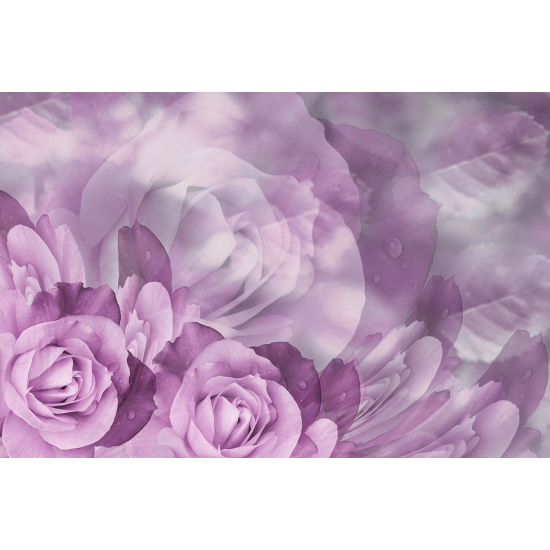 Papel pintado panorámico - Rosas