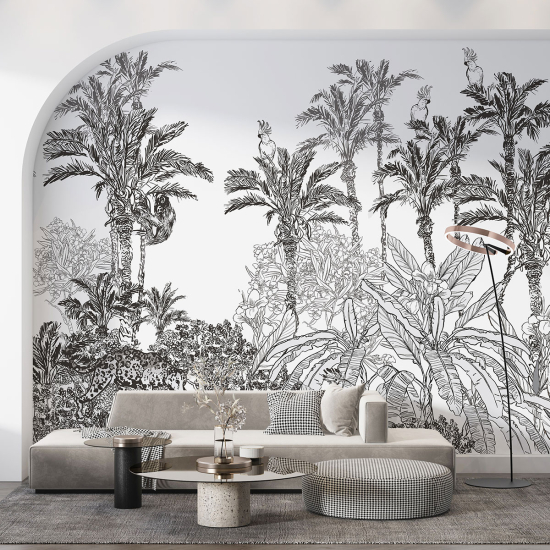 Papel pintado panorámico - Selva tropical