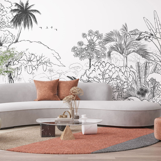 Papel pintado panorámico - Selva tropical