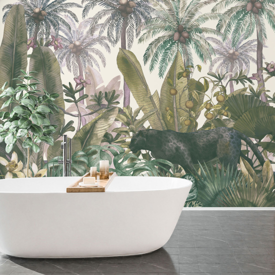 Papel pintado panorámico - Selva tropical