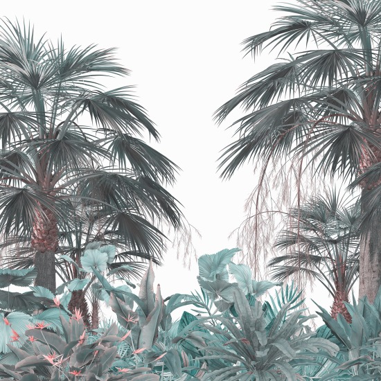 Papel pintado panorámico - Selva Tropical