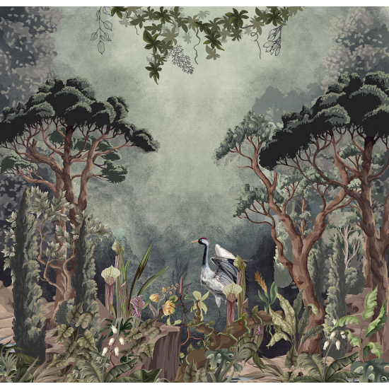 Papel pintado panorámico - Selva Tropical