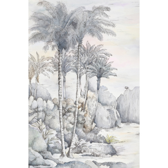 Papel pintado panorámico - Selva Tropical