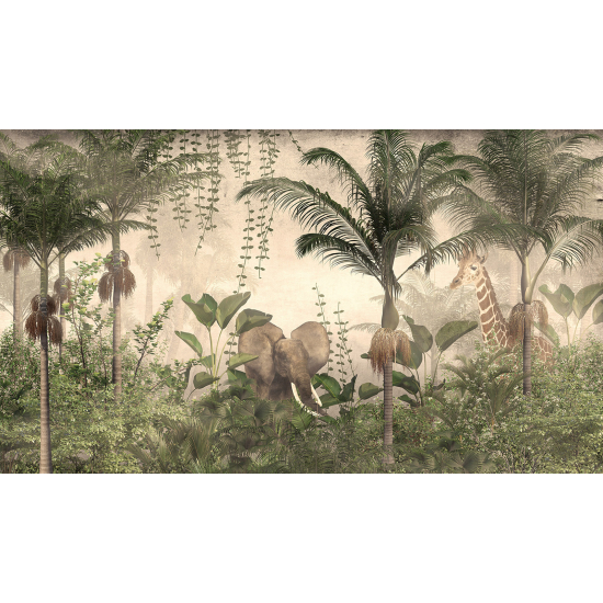 Papel pintado panorámico - Selva Tropical